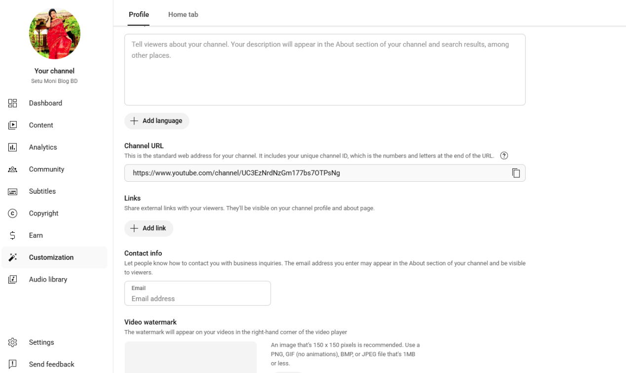 YouTube 1410 Subscriber Organic Monetized Channel