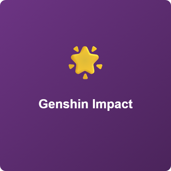 Genshin Impact Genesis Crystal Top Up